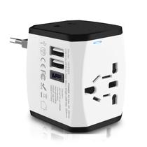 Adaptador de Viagem OFOAEEA Universal - 2 USB + Tipo C - 4000 mAh