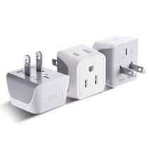 Adaptador de viagem Plug Ceptics Japan, Filipinas, tipo A (pacote com 3)