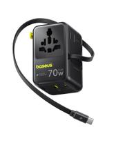 Adaptador de viagem universal Baseus Enercore CG11 70W com cabo Adaptador de viagem universal Baseus Enercore CG11 70W com cabo