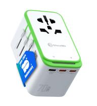 Adaptador de viagem universal GlocalMe RoamPlug 4G WiFi Hotspot Adaptador de viagem universal GlocalMe RoamPlug 4G WiFi Hotspot