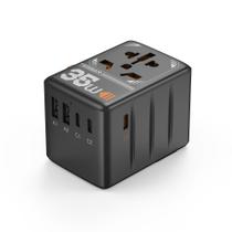 Adaptador de Viagem Universal TESSAN 35W - 3 USB-C e 2 USB-A