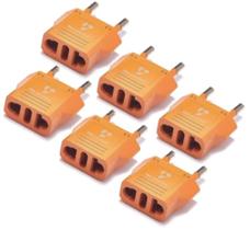 Adaptador de Viagem Universal TSA para Afeganistão (Pacote com 6)