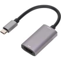 Adaptador de Vídeo Captura TIPO-C para HDMI Fêmea 4K