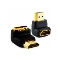 Adaptador de Vídeo - HDMI (Macho) HDMI (Fêmea) com ângulo de 90º Fixo - MD9 - 6277