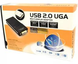 Adaptador De Vídeo Multi Display Uga Usb 2.0 X Vga Dvi Hdmi
