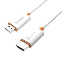 Adaptador de vídeo sem fio e receptor j5create ScreenCast JVAW56 Adaptador de vídeo sem fio e receptor j5create ScreenCast JVAW56