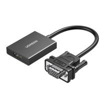 Adaptador De Vídeo Ugreen Vga Para Hdmi Macho/Fêmea Preto