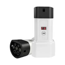 Adaptador Descarregador 16A V2L Tipo 2 Para Veículos Elétricos BYD MG Jaecoo Geely EX5 XPENG Com