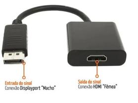 Adaptador display port x hdmi cg07