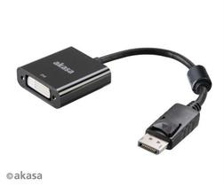Adaptador DisplayPort para DVI ativo AK-CBDP15-20BK Akasa - Converts