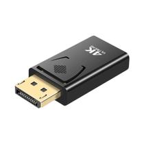 Adaptador DisplayPort para HDMI 4K 1080p - Cabo Macho para Fêmea para PC, TV e Laptop