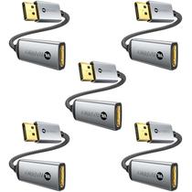 Adaptador DisplayPort para HDMI Warrky 4K 1080P @120Hz macho para fêmea