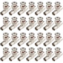 Adaptador divisor BNC Fanbalunke BNC macho para 2 fêmeas 28 unidades
