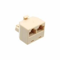 Adaptador Divisor Chipsce Rj-45 1 Macho Para 2 Femeas Rj45