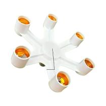 Adaptador Divisor De Soquete Para Lâmpada LED E27 Versátil 2 Em 1 a 7 Em 1