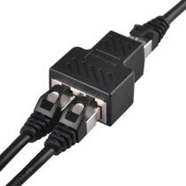 Adaptador Divisor Duplicador De Cabo De Rede Rj45