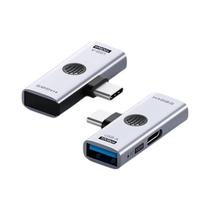 Adaptador Divisor USB C Duplo Hagibis De 100W, Conversor OTG Para iPad, iPhone E Macbook