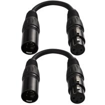 Adaptador DMX MFL. 5 pinos macho para 3 pinos fêmea para iluminação de palco