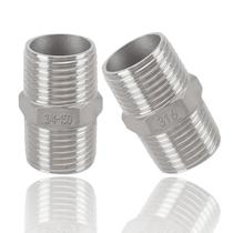 Adaptador Dnkoua 316 de aço inoxidável 3/4 macho para 3/4 macho