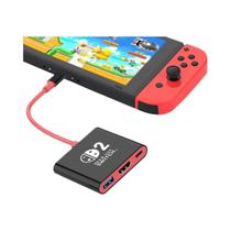 Adaptador Dock 4K HDMI USB 3.0 Para Nintendo Switch 2, Laptop, PC, iPad, MacBook Air - Estação De