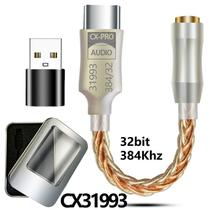 Adaptador Dongle DAC HiFi P2 USBC ALC5686 ou CX31993