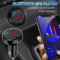 Adaptador Dual Usb In-car Kit Bluetooth Sem Fio Qc3.1 Carregador Usb Rápido Transmissor Bluetooth Fm Mãos Livres Adaptador Dual Usb In-car Kit Bluetooth Sem Fio Qc3.1 Carregador Usb Rápido Transmissor Bluetooth Fm Mãos Livres