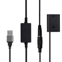 Adaptador Dummy Bateria NP-FZ100 USB para Power Bank /Bivolt