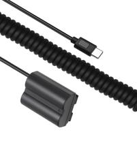 Adaptador Dummy PD Bateria FujiFilm NP-W235 Espiral USB-C