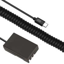 Adaptador Dummy PD EP-5 Bateria Nikon EN-EL9 Espiral USB-C