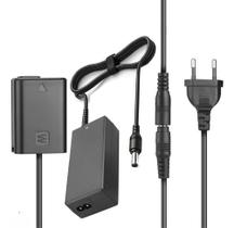 Adaptador Dummy TOMADA NP-FW50 compatível com Sony ZV-E10 / A7S II / A7 II / A7R II / DSC-RX10 IV / NEX-7