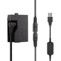 Adaptador Dummy USB LP-E10 Compatível com Canon SLR 1100D 1200D 1300D / T3 / T5 / T6 / T7 / T100 / X50 / X70 - Memorytec
