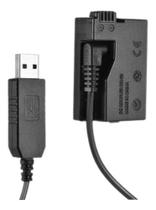 Adaptador Dummy USB LP-E8 compatível com Canon SL1 / T2i / T3i / T4i / T5i / X4 / X5 / X6 / X7i - Memorytec
