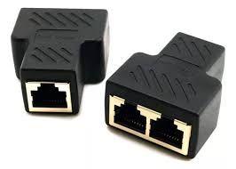 Adaptador duplicador de cabo de rede rj45 internet divisor y itblue le5515 Adaptador duplicador de cabo de rede rj45 internet divisor y itblue le5515