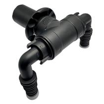 Adaptador duplo amanco para 2 máquina lavar 40 mm preto Adaptador duplo amanco para 2 máquina lavar 40 mm preto
