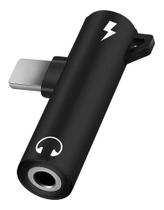 Adaptador Duplo Fone Carregador Lightning iPhone