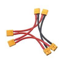 Adaptador Duplo XT60: Cabo Conector 1 Fêmea Para 2 Machos Para Bateria Lipo RC - Conjunto Com 2 Adaptador Duplo XT60: Cabo Conector 1 Fêmea Para 2 Machos Para Bateria Lipo RC - Conjunto Com 2
