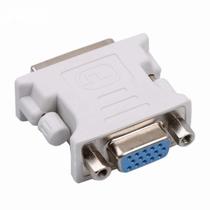Adaptador Dvi-i 24+5 Pinos Macho P/ Vga 15 Pinos Femea Conversor Conector Plug