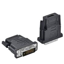 Adaptador Dvi Macho Para Hdmi Fêmea Adapitador Cabo Conector