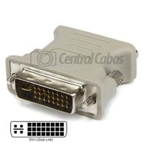 Adaptador DVI Macho para VGA Femea - Central Cabos