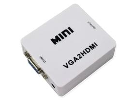 Adaptador e conversor VGA para HDMI Full HD 1080P