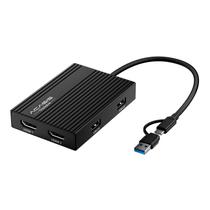 Adaptador Eletrônico ACASIS USB C Dual HDMI 4K 60Hz 100W PD Adaptador Eletrônico ACASIS USB C Dual HDMI 4K 60Hz 100W PD