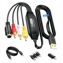Adaptador Eletrônico avedio links Conversor de VHS para Digital USB Adaptador Eletrônico avedio links Conversor de VHS para Digital USB