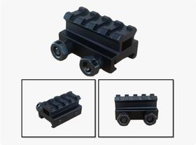 Adaptador Elevador Mount 20mm Mini Red Dot Luneta Full Metal H20