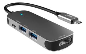 Adaptador ELG HUB USB 4 em 1 TIPO-C 3.0 HDMI - HUB41HD Adaptador ELG HUB USB 4 em 1 TIPO-C 3.0 HDMI - HUB41HD