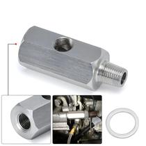 Adaptador Em T De Aço Inoxidável Para Sensor De Pressão De Óleo 1/8'' BSPT Para 1/8 NPT, Medidor