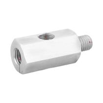 Adaptador Em T De Conector De Sensor De Pressão De Óleo Em Aço Inoxidável 1/8NPT Fêmea Para M12 M10