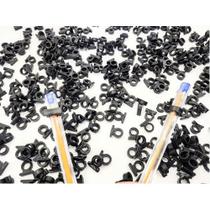 Adaptador Emborrachado Preto Caneta Lápis Enfeite 24un Novidade