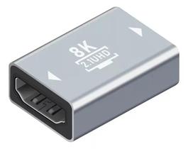 Adaptador Emenda Hdmi 2.1 8k 60hz 4k Extensor Acoplador Cabo