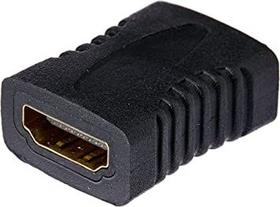 Adaptador emenda hdmi femea x hdmi femea gold - emhd0001 Adaptador emenda hdmi femea x hdmi femea gold - emhd0001