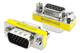 Adaptador Emenda Vga Macho X Fêmea Para Cabos Vga E Rgb